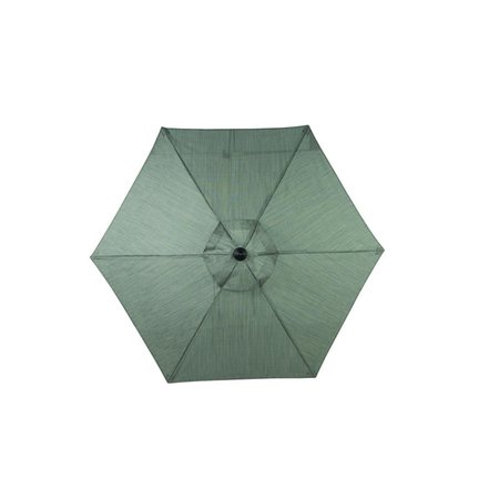 GAN EDEN 9 ft. Woodridge Tiltable Patio Umbrella, Brown GA2514751